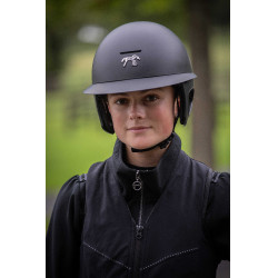 Helm Pénélope langer Visier Matt Schwarz