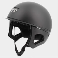 Penelope-Helm mit kurzem Visier Matt Schwarz