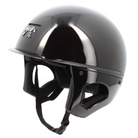 Penelope-Helm mit kurzem Visier Glänzend Schwarz Penelope-Helm mit kurzem Visier Glänzend Schwarz