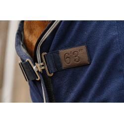 Fleece-Shirt Equithème Vague Marineblau