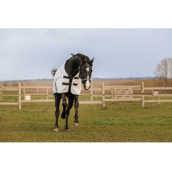 PVC-Hemd Equithème Anti-UV Weiß Weiß