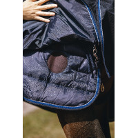 Equithème Classic 1200D High Neck Decke Marine Marineblau Equithème Classic 1200D High Neck Decke Marine Marineblau