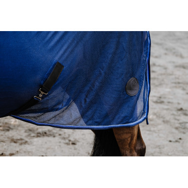 Equithème Classic 3D Mesh-Hemd Marineblau