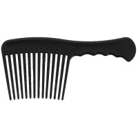 Kamm mit großen Zähnen P.V.C Hippotonic Soft Schwarz Kamm mit großen Zähnen P.V.C Hippotonic Soft Schwarz