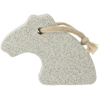 Bimsstein Hippotonic Pferdekopf Grau