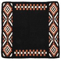Navajo-Teppich Westride by Franck Perret Dakota Schwarz / Braun