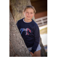 Sweatshirt Pénélope Chloé Marineblau Sweatshirt Pénélope Chloé Marineblau