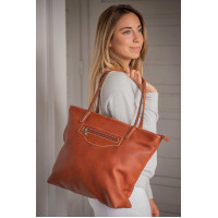 Pénélope Toti Tasche Cognac Braun Pénélope Toti Tasche Cognac Braun