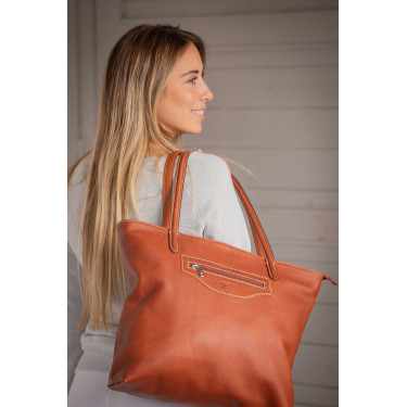 Pénélope Toti Tasche Cognac Braun
