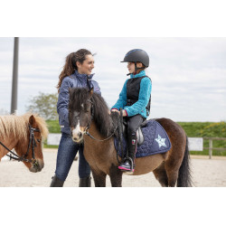Equithème Mesh-Rückenprotektor Schwarz