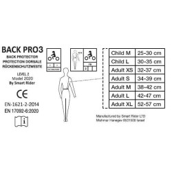 Rückenprotektor Equithème Cox Schwarz / Rot