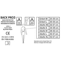 Rückenprotektor Equithème Cox Schwarz / Rot