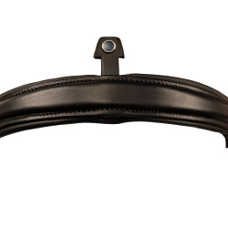 Spezial-Dressur-Reithalfter Stübben Kombiniert 2300 Leitrim Schwarz / schwarz silbern