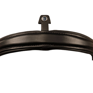 Spezial-Dressur-Reithalfter Stübben Kombiniert 2300 Leitrim Schwarz / schwarz silbern