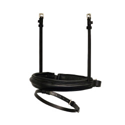 Spezial-Dressur-Reithalfter Stübben Kombiniert 2300 Leitrim Schwarz / schwarz silbern