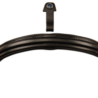 Kombinierter Nasenriemen Stübben 2300 Leitrim Schwarz / schwarz silbern Kombinierter Nasenriemen Stübben 2300 Leitrim Schwarz / schwarz silbern