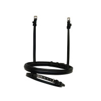 Kombinierter Nasenriemen Stübben 2300 Leitrim Schwarz / schwarz silbern Kombinierter Nasenriemen Stübben 2300 Leitrim Schwarz / schwarz silbern