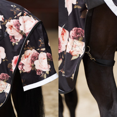 Paddock-Decke Imperial Riding Pandora 100 g Blumenprint Motive