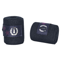 Polo-Bandagen Imperial Riding Cosmic Sparkle Marine Marineblau