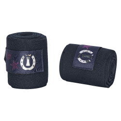 Polo-Bandagen Imperial Riding Cosmic Sparkle Marine Marineblau