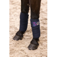 Polo-Bandagen Imperial Riding Cosmic Sparkle Marine Marineblau