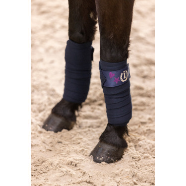 Polo-Bandagen Imperial Riding Cosmic Sparkle Marine Marineblau