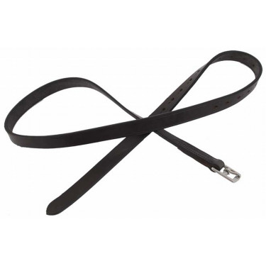 Steigbügelriemen Standardleder T de T Dunkles Havanna Braun Steigbügelriemen Standardleder T de T Dunkles Havanna Braun