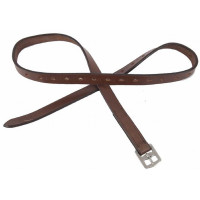 Steigbügelriemen Standardleder T de T Dunkles Havanna Braun Steigbügelriemen Standardleder T de T Dunkles Havanna Braun