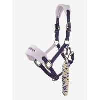 Schafhalfter Vogue Mini LeMieux mit Führstrick Wacholder