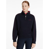 LeMieux Pullover mit Viertelreißverschluss Kate Young Rider Stein Grau LeMieux Pullover mit Viertelreißverschluss Kate Young Rider Stein Grau