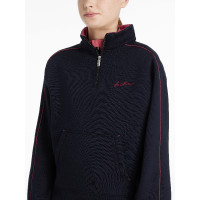 LeMieux Pullover mit Viertelreißverschluss Kate Young Rider Stein Grau LeMieux Pullover mit Viertelreißverschluss Kate Young Rider Stein Grau