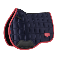 Satteldecke LeMieux Loire Classic GP Square Marine / Cranberry Marineblau