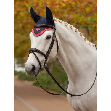 Fliegenhaube LeMieux Loire Marine / Cranberry Marineblau Fliegenhaube LeMieux Loire Marine / Cranberry Marineblau