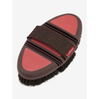 LeMieux Flexi Pferdehaar-Bürste Cranberry Rosa