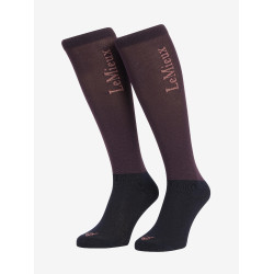Wettkampfsocken LeMieux Sparkle Pflaume