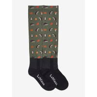 Harlow Mini LeMieux Froostie Pony bedruckte Socken Blauer Topas Harlow Mini LeMieux Froostie Pony bedruckte Socken Blauer Topas