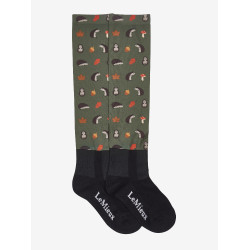 Harlow Mini LeMieux Froostie Pony bedruckte Socken Striegel