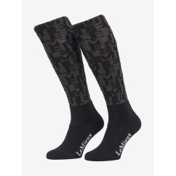 Harlow Mini LeMieux Froostie Pony bedruckte Socken Marine g.g.A. Blau