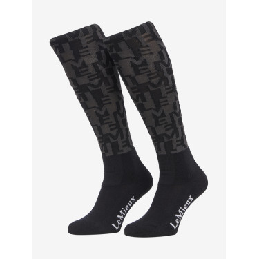 Harlow Mini LeMieux Froostie Pony bedruckte Socken Marine g.g.A. Blau