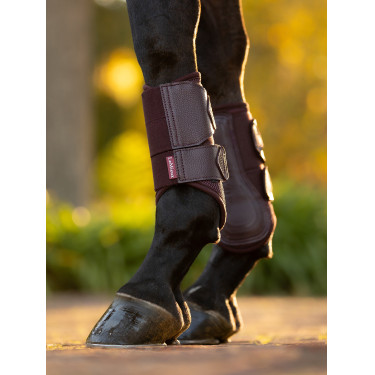 Weiche Gamaschen LeMieux Mesh Arika Pflaume Lila Weiche Gamaschen LeMieux Mesh Arika Pflaume Lila