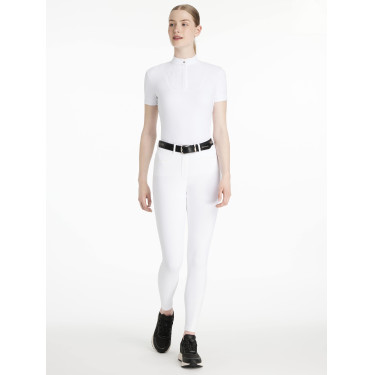 LeMieux Damen-Reithose Isabelle mit Kniegrip Weiß Wei&amp;amp;amp;amp;amp;amp;szlig;