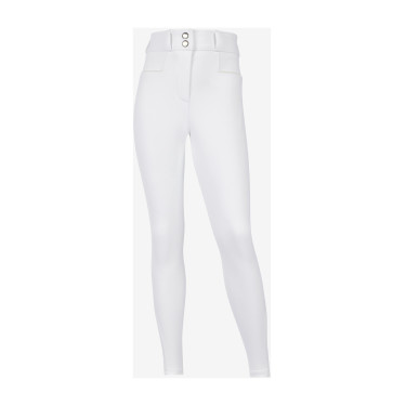 LeMieux Izzy Young Rider Kniebesatz-Reithose Weiß Wei&amp;szlig;