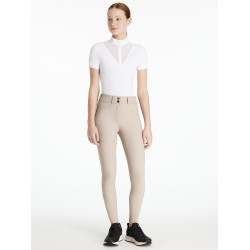 LeMieux Izzy Young Rider Kniebesatz-Reithose Mandel Beige
