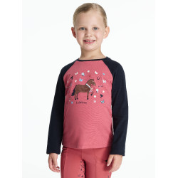 Langarm-T-Shirt Mini LeMieux Jamie Cranberry Rosa