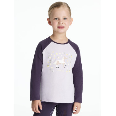Langarm-T-Shirt Mini LeMieux Jamie Flieder Lila