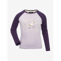 Langarm-T-Shirt Mini LeMieux Jamie Flieder Lila