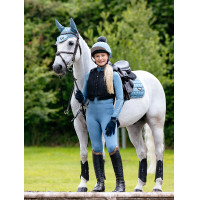 Satteldecke LeMieux Loire Close Contact Square Springen Benetton Blau