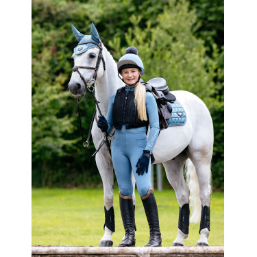Satteldecke LeMieux Loire Close Contact Square Springen Ice-Blau