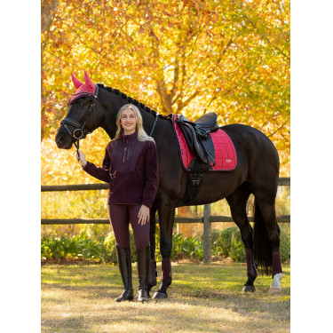 LeMieux Loire Dressur Schabracke Cranberry Rosa