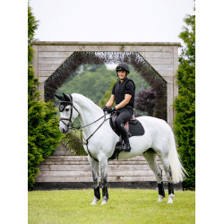 LeMieux Wettkampf-Schabracke Close Contact - Baumwolle Schwarz